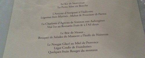 Menu type