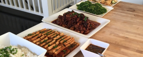 Korean Dinner Spread