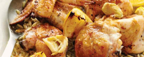 Lemon-Roasted Chicken Dinner