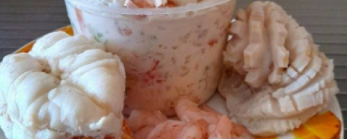 bahamian  seafood salad
