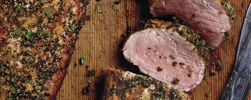 Spring pork tenderloin