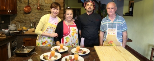 Cooking class menu