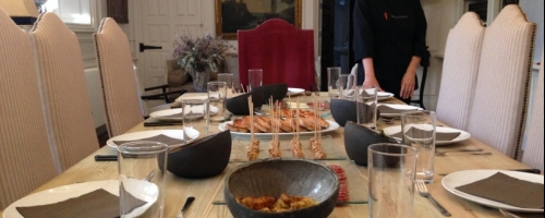 Tapas menu