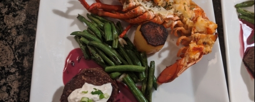 Surf and Turf dinner