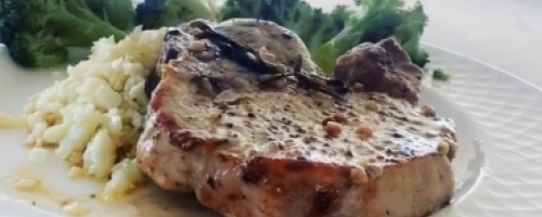 Pineapple grilled Porkchop