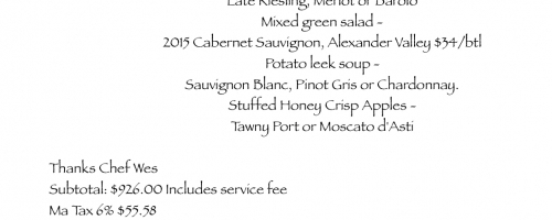 Food & Wine Pairing