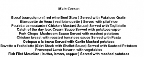 French dinner