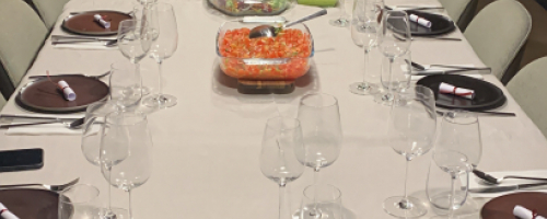Dining with friends