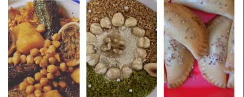 Pâte Et calamars farcis