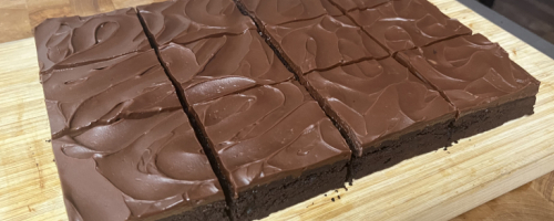 Frosted Fudge Brownies