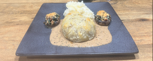 Beef Wellington Au Poivre