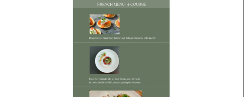 French 4-course