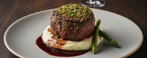 Herb-Crusted Filet Mignon