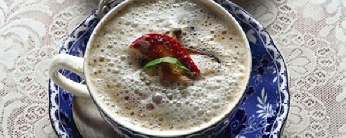 Wild Mushroom 'Cappuccino' with Truffle Cream
