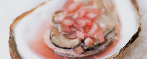 Oysters in half shell