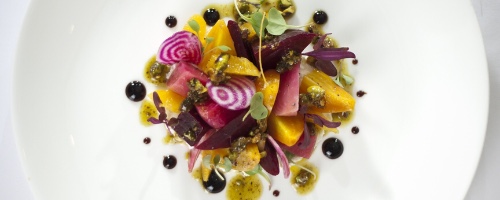 Roasted beet salad