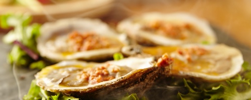 Smoke oysters
