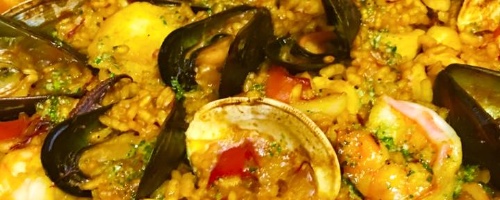 Seafood  paella