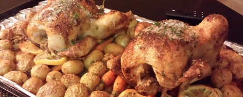 Famliy-style Chicken and Root Vegetables