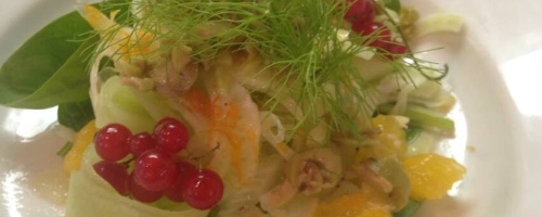 Shaved Fennel and Melon Salad