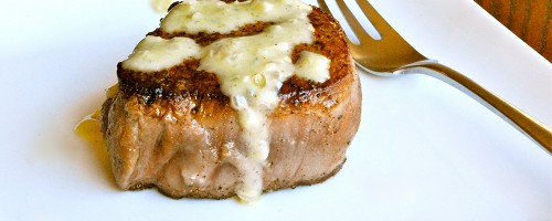 Grilled filet with Spanish blue cheese Butter