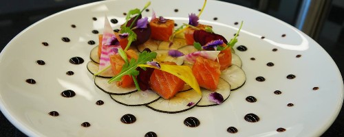 Tataki de saumon végétal