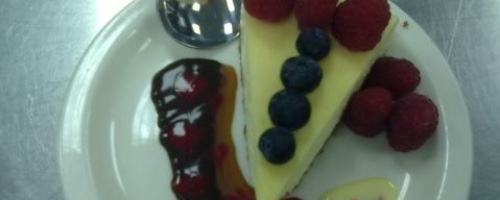 Fruity cheesecake