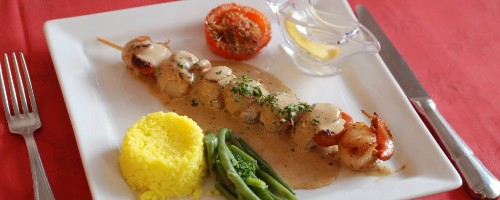 Brochette de st jacques