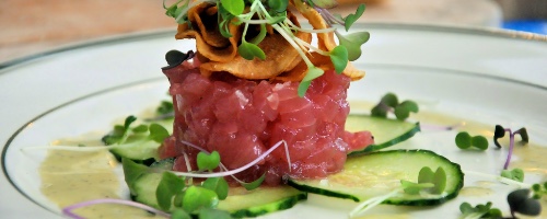 Yellowfin tuna tartare