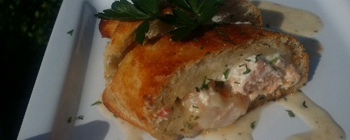 Stuffed Crawfish Bread