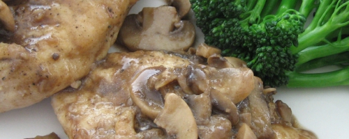 Poulet Sauce aux Champignons