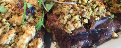 Lamb Chops with Pistachio Crust
