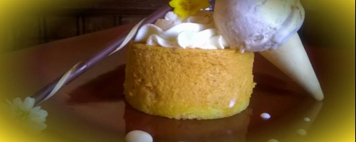 Cheesecake and ice cream
