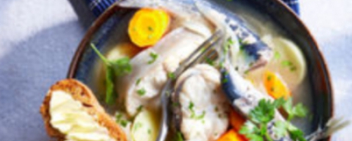 Cotriade de poissons et coquillages breton,