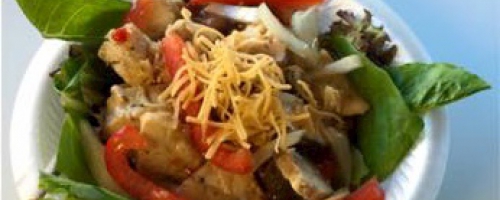 Grilled Vegetable Garden salad