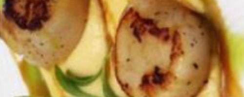 risotto de coquillettes et legumes et st jacques