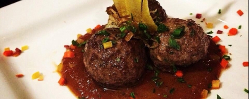 Bison Meatballs