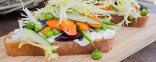 spring bruschetta
