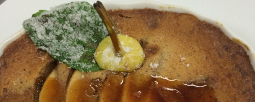 Pear clafoutis