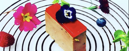 Foie gras mi cuit gelée de muscat