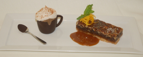 Brown Butter & Sea Salt Pecan Bars, Home Spun Coffee Gelato
