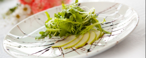 Green Leaves and Apple Salad
