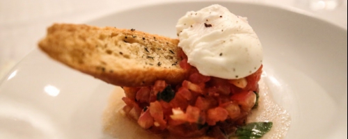 Tomatoes and Basil Bruschetta
