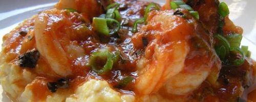 Shrimp Creole and Grits
