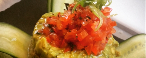 Tuna Tartare with Avocado & Tomato Salsa