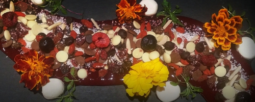 Deconstructed Rocky Road