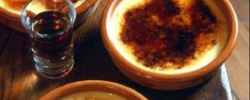 Crème brulée a l'orange