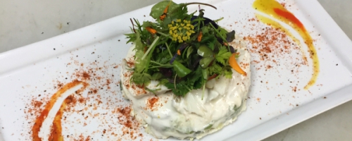 Lump crab and avocado salad