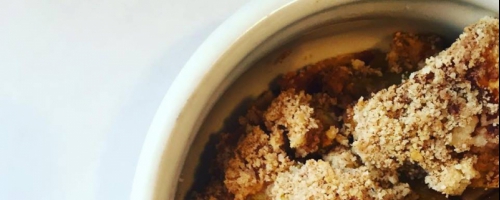 Vegan Cranberry Apple Crisp