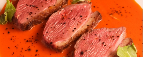 Crispy duck breast